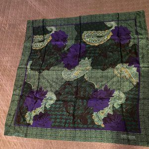 vintage CHRISTIAN DIOR silk scarf (30 inches square)